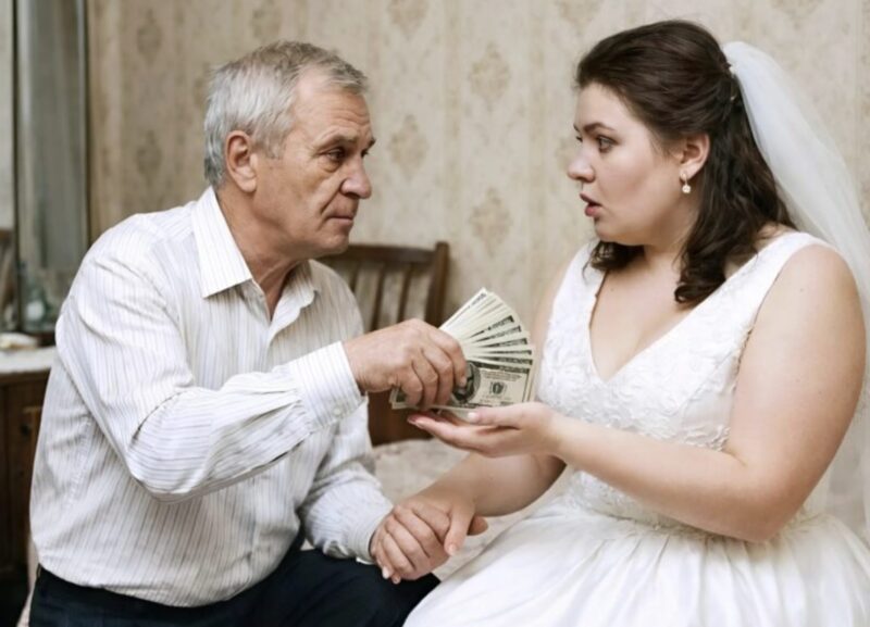 In der Hochzeitsnacht reichte der Schwiegervater der Braut achthunderttausend Dollar und sagte, fast flüsternd: „Lauf aus diesem Haus.