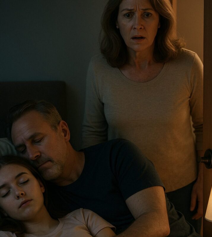 Jede Nacht ging mein Mann zum Schlafen in das Zimmer unserer Tochter – und dann installierte ich eine versteckte Kamera.