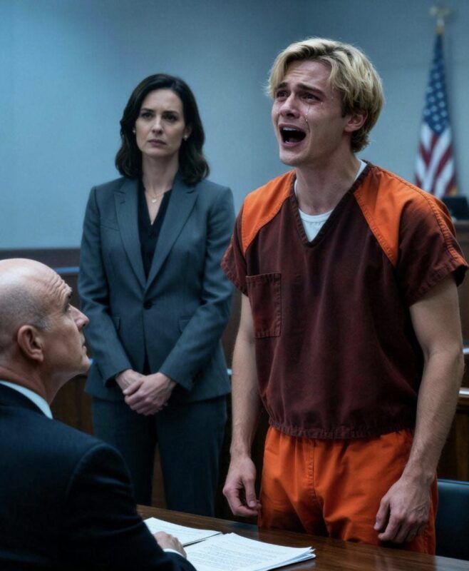 Mein Großvater hinterließ mir sein Vermögen in Höhe von fünf Millionen Dollar, und sofort verklagten mich meine Eltern – die mich nie großgezogen hatten –, um jeden einzelnen Cent zu bekommen. Sie lachten, als ich den Gerichtssaal betrat… bis der Richter plötzlich innehielt, mich anstarrte und sagte: „Moment mal… Sie sind—?“ Was danach geschah, ließ den ganzen Saal verstummen…