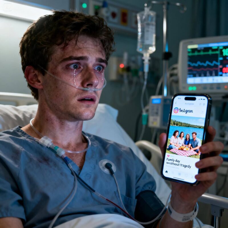 Als ich bei der Arbeit zusammenbrach, riefen die Ärzte meine Eltern an.Sie tauchten nie auf.Stattdessen postete meine Schwester ein lächelndes Foto: „Familientag ohne Tragödie.“Ich schwieg.Tage später, noch immer an die Maschinen angeschlossen, leuchtete mein Handy auf mit 74 verpassten Anrufen – und einer Nachricht von meinem Vater: „Wir BRAUCHEN dich. Antworte sofort.“ Da tat ich endlich etwas, von dem sie nie gedacht hätten, dass ich den Mut dazu habe.