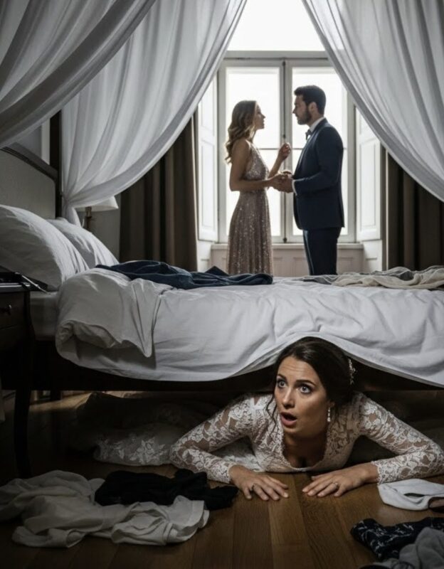 An meiner Hochzeitsnacht versteckte ich mich unter dem Bett, um meinem Mann einen Streich zu spielen. Doch jemand anderes betrat das Zimmer und stellte sein Handy auf Lautsprecher. Was ich als Nächstes hörte, ließ mir das Blut in den Adern gefrieren…