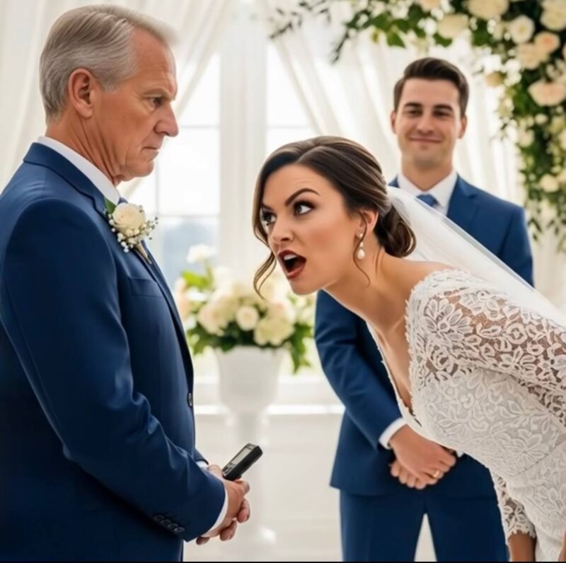 Auf der Hochzeit meines Sohnes flüsterte mir seine Braut eine Drohung ins Ohr, meinen Ruf zu ruinieren, falls ich ihr kein Haus in Paradise Valley kaufe.Statt in Panik zu geraten, zeigte ich ihr das eine Ding, mit dem sie niemals gerechnet hatte.Ihr Lächeln brach augenblicklich zusammen – und wenige Momente später erklärte sie vor allen, dass die Ehe vorbei sei.