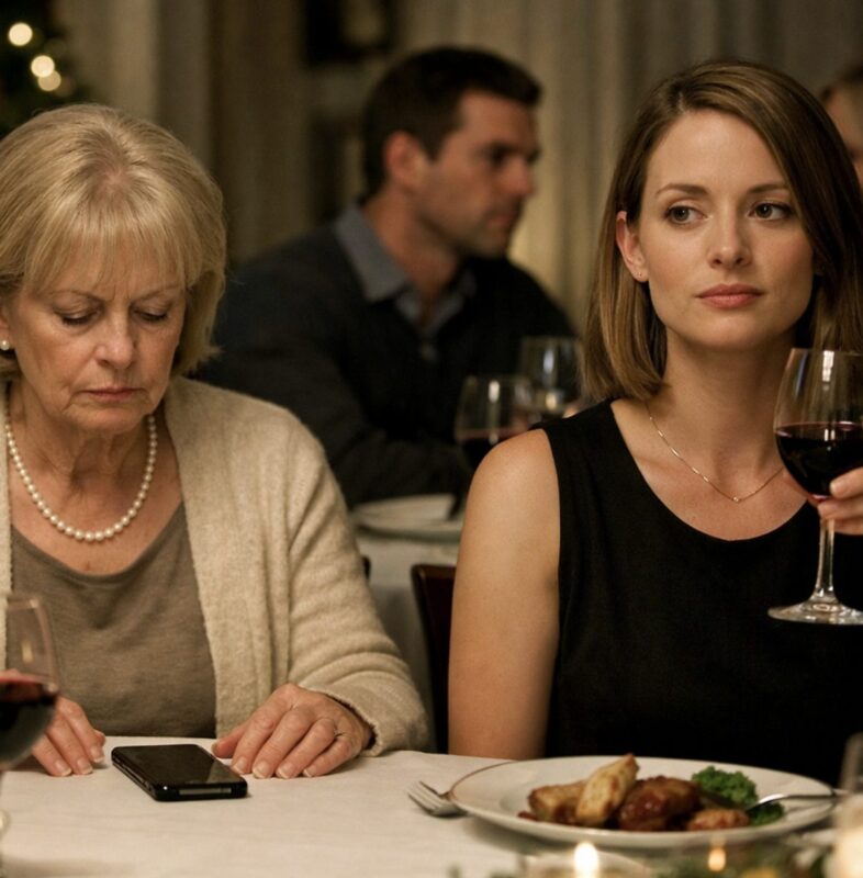 Barbara Thorntons Gabel schlug mit einem scharfen Klirren auf ihren Teller, das den ganzen Tisch verstummen ließ, und ich wusste genau, was jetzt kam.