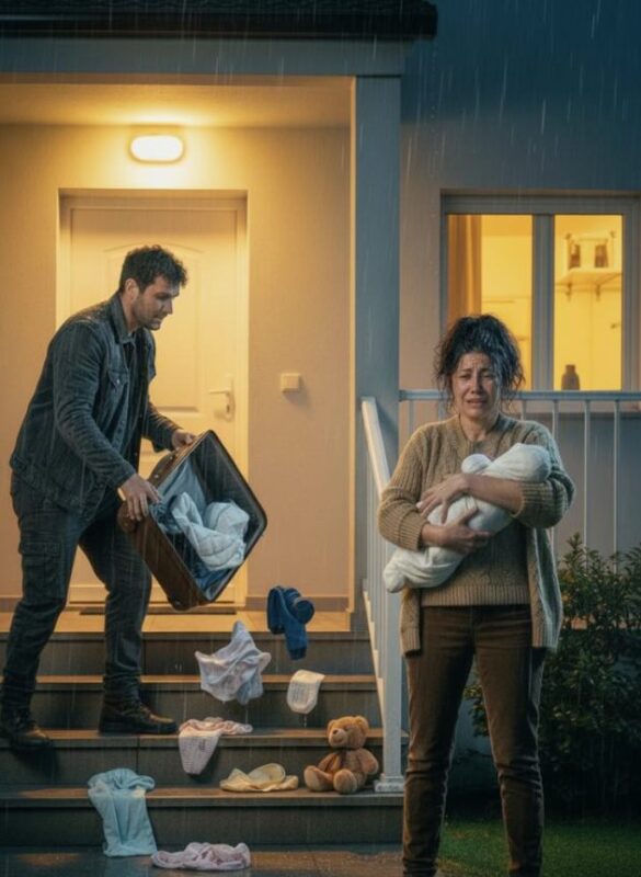 “Er nannte mich eine nutzlose Last und warf uns aus dem Haus, aber diese Demütigung wurde zu meiner mächtigsten Waffe.”