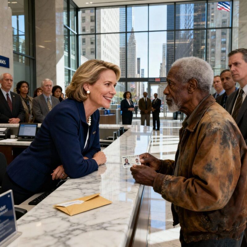 Bankchef demütigt alten schwarzen Mann, der Geld abheben wollte — nur wenige Stunden später verlor sie einen 3-Milliarden-Dollar-Deal..