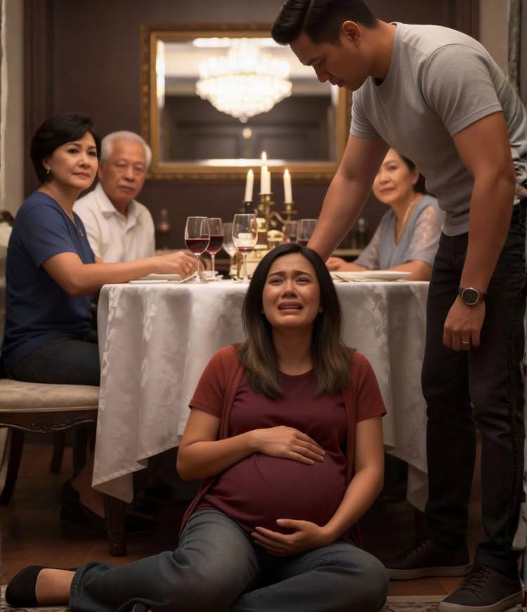 Eine schwangere Ehefrau wurde von ihrem Mann öffentlich gedemütigt — bis eine einzige Nachricht den mächtigsten Mann der Nation herbeirief.