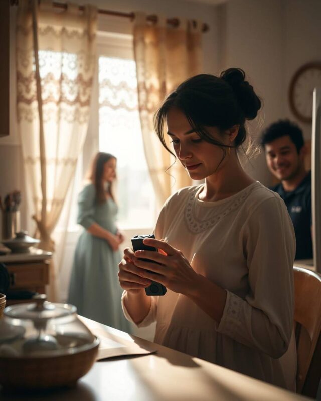 Nora versteckt einen Recorder im Haus der Schwiegermutter, um ihre Gespräche zu belauschen
