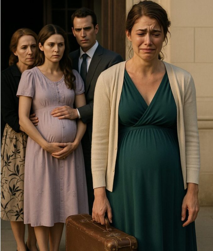 Die Geliebte meines Mannes und ich waren beide von ihm schwanger. Meine Schwiegermutter sagte: „Diejenige, die einen Sohn bekommt, wird bleiben.“ Ohne zu zögern ging ich fort – sieben Monate später wurde seine ganze Familie Zeuge einer Wahrheit, die ihre Welt völlig auf den Kopf stellte.