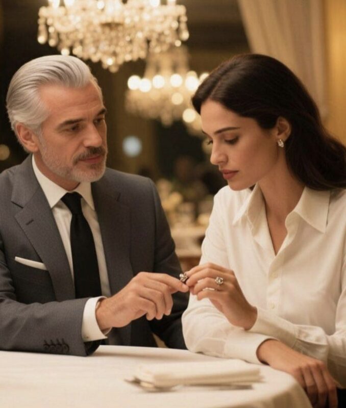 Er aß allein in Barcelona zu Abend, als die Kellnerin zu ihm trat und sagte: „Entschuldigen Sie, Sir, dieser Ehering ist identisch mit dem meiner Mutter.“ Was dann geschah, veränderte drei Leben für immer.