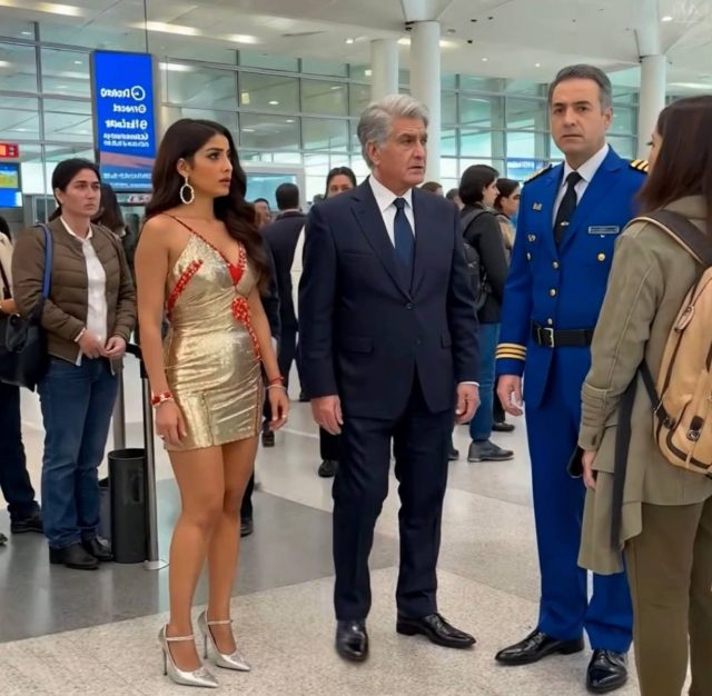 Am Flughafen sagte mein Vater: „Sie kann sich nicht mal Economy leisten.“ Meine Stiefschwester lachte, als sie in die First Class einstiegen. Ich wartete still – bis ein Mann in Uniform sagte: „Ihr Jet ist bereit, Ma’am.“