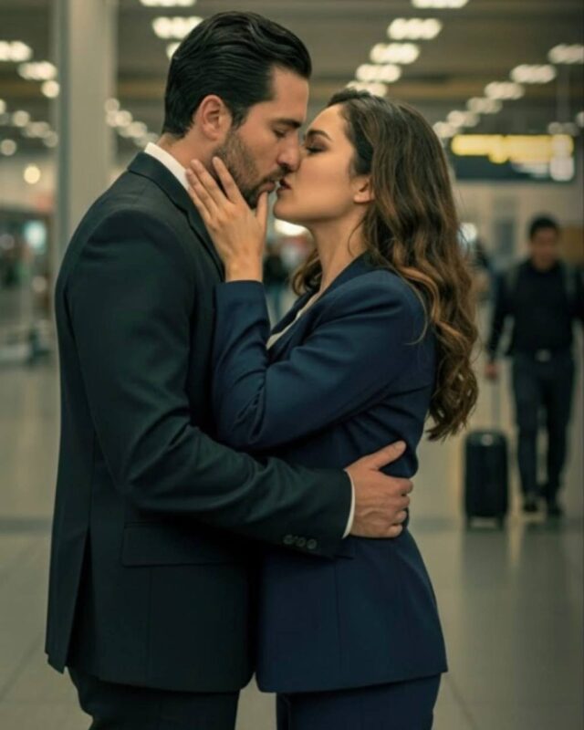 SIE KÜSSTE EINEN FREMDEN AM FLUGHAFEN, UM IHREM EX ZU ENTKOMMEN, OHNE ZU WISSEN, DASS DER MILLIONÄR WOCHEN DAMIT VERBRINGEN WÜRDE, SIE ZU SUCHEN…