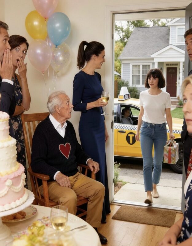 Opa sah, wie ich aus einem Taxi stieg, und fragte: „Wo ist dein Geburtstags-BMW?“ Mama lachte und sagte: „Ach, den haben wir deiner Schwester gegeben!“ Er wurde einen Moment lang still … und rief am nächsten Tag seinen Anwalt an.