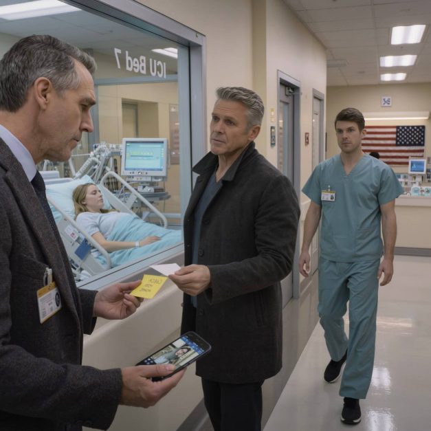 Ich eilte ins Krankenhaus, nachdem meine Tochter plötzlich an meinem Esstisch krank geworden war. Während sie versorgt wurde, drückte mir der Arzt leise einen gefalteten Zettel in die Hand: „Die Testergebnisse stimmen nicht mit dem überein, was man uns erzählt hat. Überprüfen Sie heute Abend Ihre Hauskamera-Aufnahmen – bevor Sie irgendetwas zu jemandem sagen.“ Was ich auf diesem Video sah… veränderte alles.