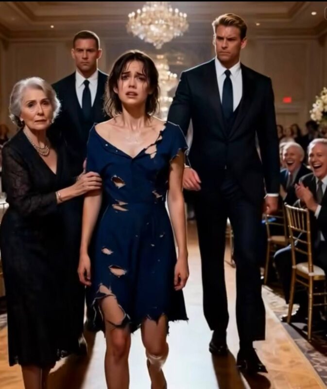 Die Verwandten meines Mannes drängten sich in dem überfüllten Raum um mich herum zusammen, grinsend: „Zieh dein Kleid aus. Zeig uns, was dich glauben lässt, dass du in diese Familie gehörst.“