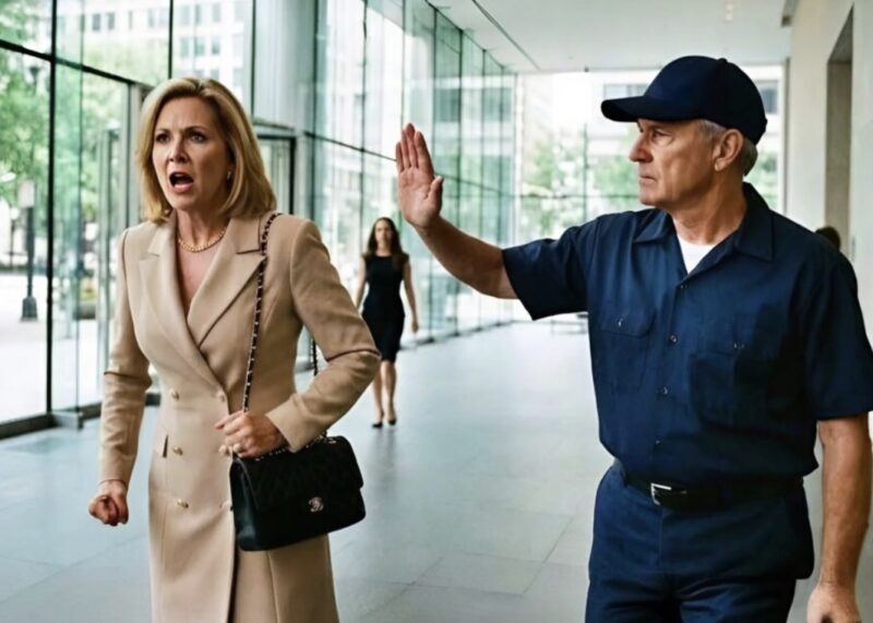 Entschlossen, ihren Mann zu überraschen, kam die Frau zu seinem Arbeitsplatz, wurde aber am Eingang von einem Wachmann aufgehalten: “Entschuldigung, ich kenne die Frau meines Chefs sehr gut – und Sie sind es definitiv nicht.”