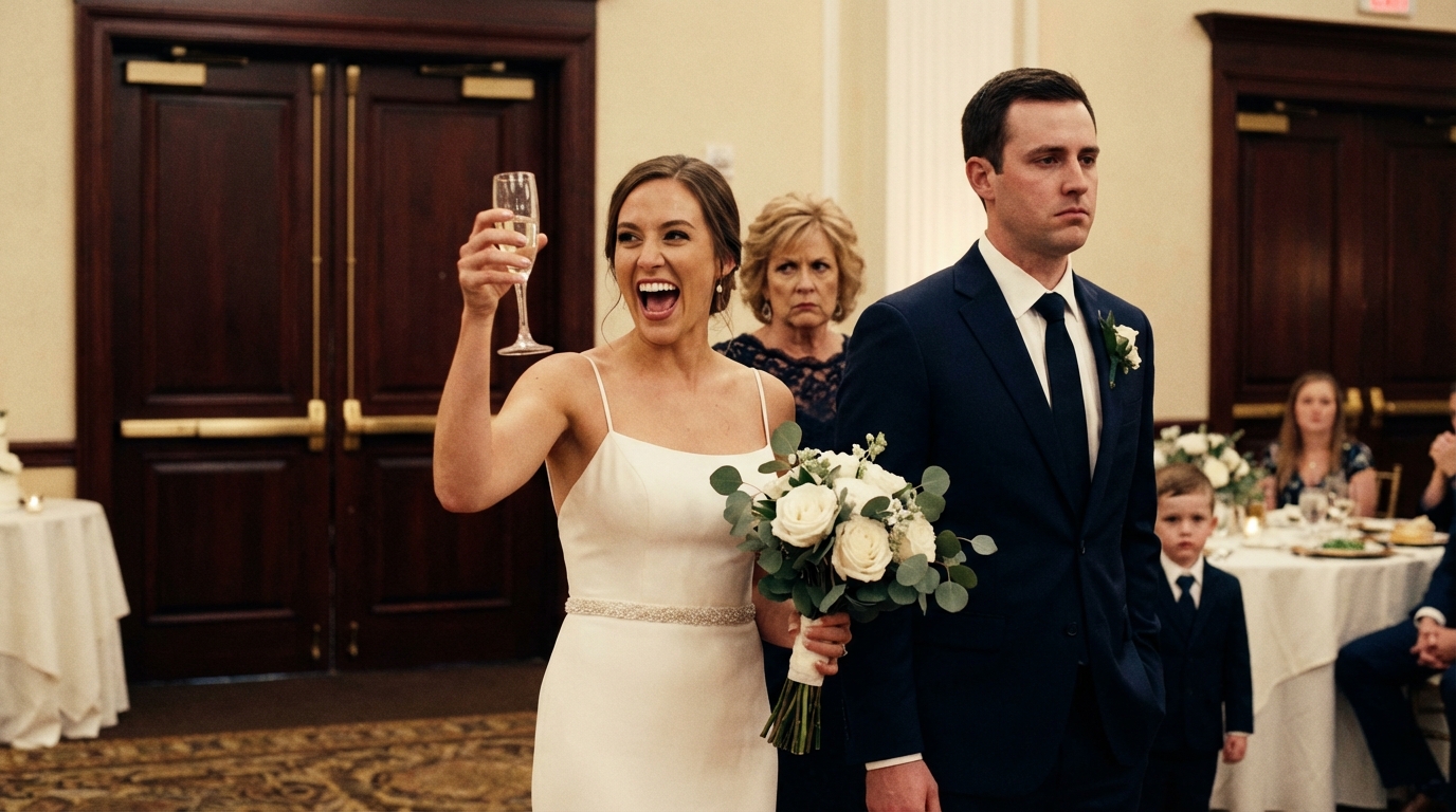 Meine Schwester hat mich bei ihrer Hochzeit gedemütigt — bis die Antwort ihres Bräutigams den ganzen Raum zum Schweigen brachte