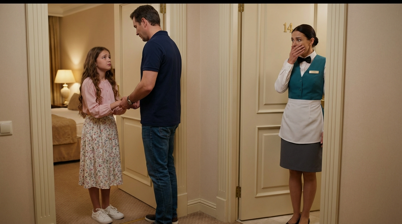 Eine Hostel-Mitarbeiterin beobachtet ein 14-jähriges Mädchen, das jeden Abend mit ihrem Stiefvater ankommt, und was sie durch das Fenster erblickt, entsetzt sie.