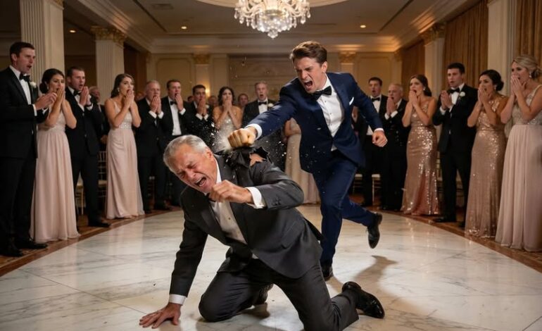 Bei der Hochzeit meiner Tochter verlangte mein Schwiegersohn vor zweihundert Gästen, dass ich ihm die Schlüssel zu meiner Farm aushändige. Als ich mich weigerte, schlug er mich so hart, dass ich stolperte. Ich ging hinaus und tätigte einen Anruf. Er geriet außer sich, als er merkte, wen ich kontaktiert hatte