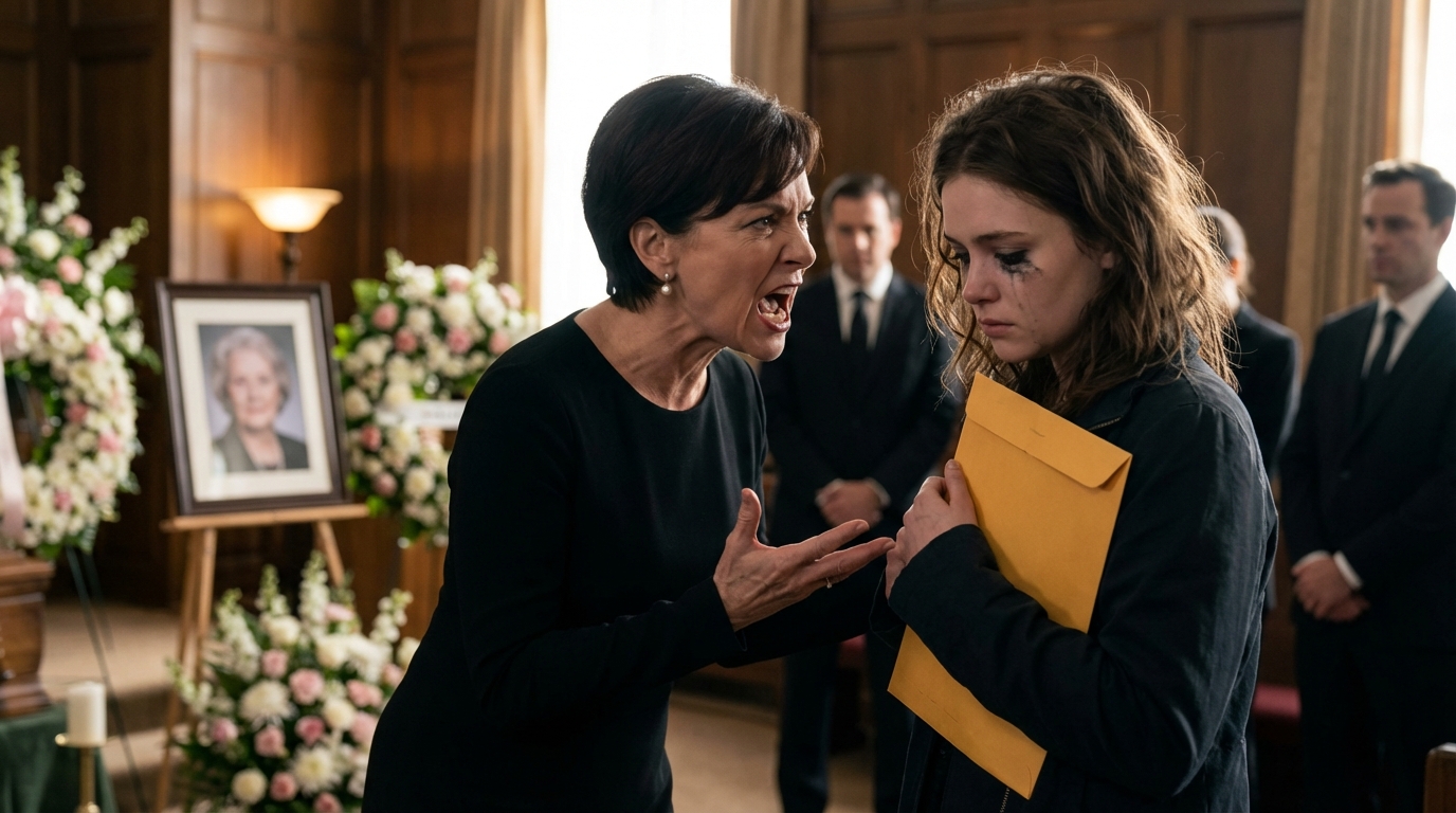 Meine Schwiegermutter brach fünf Jahre lang den Kontakt zu meinem Mann ab, weil er mich heiratete statt der Frau, die sie für ihn ausgesucht hatte. Sie stürmte in seine Beerdigung, sagte, ich hätte kein Recht zu trauern, und verlangte, wir müssten seine Finanzen klären, bevor die Zeremonie fortgesetzt werden könne. Doch als ich ihr …