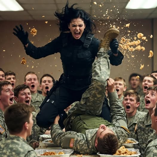 Vier Rekruten stellten die ruhige Seefrau in die Enge. “Du nimmst den Platz eines Mannes ein”, sagten sie. Sie hatten keine Ahnung, dass sie einen Navy SEAL auf einer verdeckten Mission belästigten. Als sie ihren Arm packten, bewegte sie sich. Fünfzehn Sekunden später lagen sie auf dem Boden, und sie sagte…