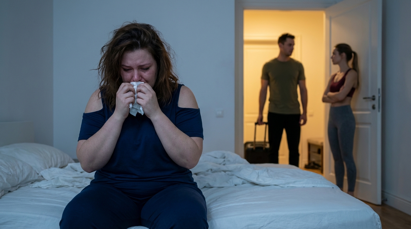 Mein Mann verspottete mein Gewicht und verließ mich für eine fitte Frau.