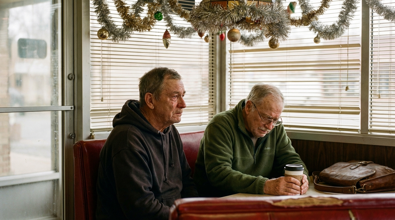 Meine zwei engsten Freunde und ich hatten vereinbart, uns nach 30 Jahren an Weihnachten wiederzutreffen – doch statt einem von ihnen kam eine Frau in unserem Alter, und wir waren fassungslos.