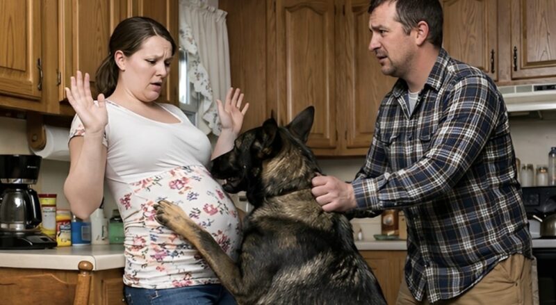 Er glaubte, sein Hund habe seine schwangere Frau angegriffen… Ich habe ihn fünf Tage lang ohne Essen gelassen. Am sechsten Tag… Die Wahrheit zerschmetterte ihn