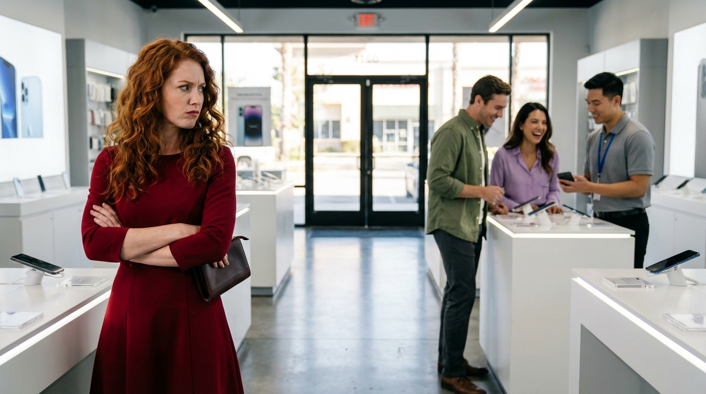 Er versuchte, seiner Geliebten ein iPh*ne 17 Pro Max zu kaufen—also hast du seine „Black Card“ sofort an der Kasse gesperrt.