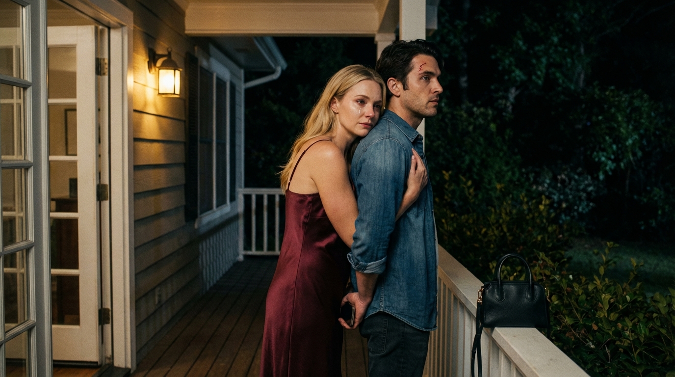 Mein Mann verließ den Tisch mitten im Lachen.