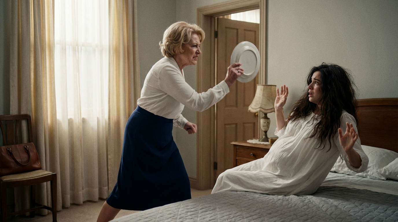 „Du bist nicht die erste Frau, die schwanger wird“, knurrte meine Schwiegermutter.