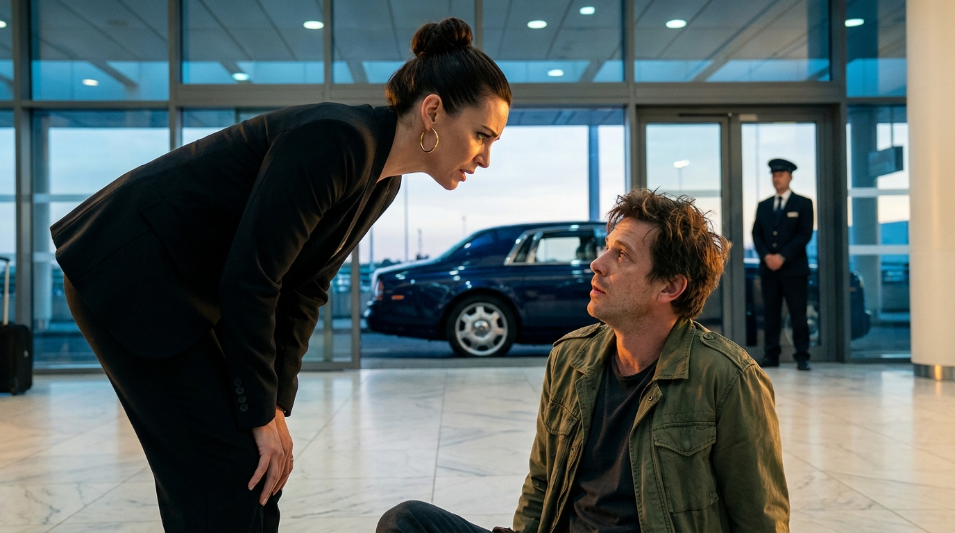 Nach einem Streit stornierte meine reiche Frau mein Ticket und ließ mich allein am Flughafen von Dubai zurück.