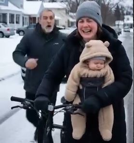 Ich bin mit meinem Neugeborenen durch eisigen Schnee gelaufen, weil meine Eltern sagten, wir seien pleite. Plötzlich fuhr mein milliardenschwerer Großvater vor. “Warum fährst du nicht den Mercedes, den ich dir gekauft habe?” verlangte er. “Meine Schwester hat es”, flüsterte ich. Er wandte sich seinem Fahrer zu. “Geh zur Polizeistation.” Als wir die Bankunterlagen ansahen, war die Wahrheit über meine “Armut” der Polizist schockiert…