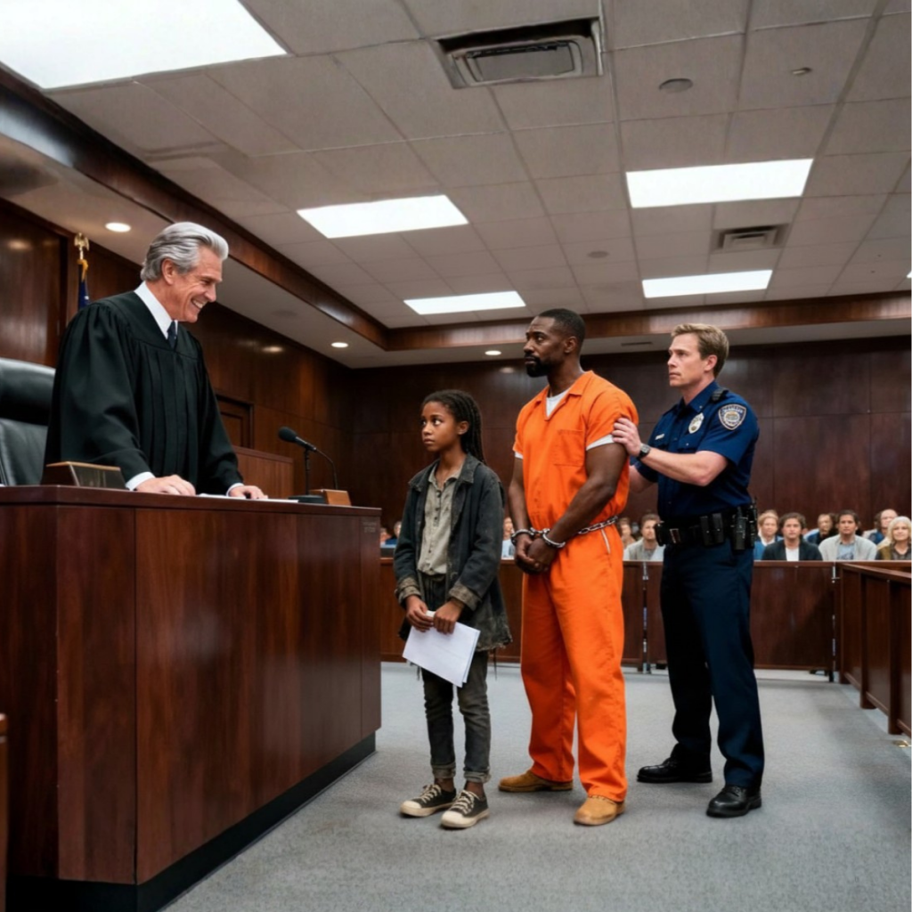 Ein schwarzes Mädchen sagte zum Richter: “Ich werde meinen Vater verteidigen.” Sie lachten, und dann änderte sich alles
