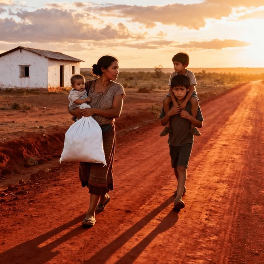 Die Witwe wurde mit ihren Kindern fortgeschickt… Aber sie wusste nicht, dass ihr jemand folgen würde