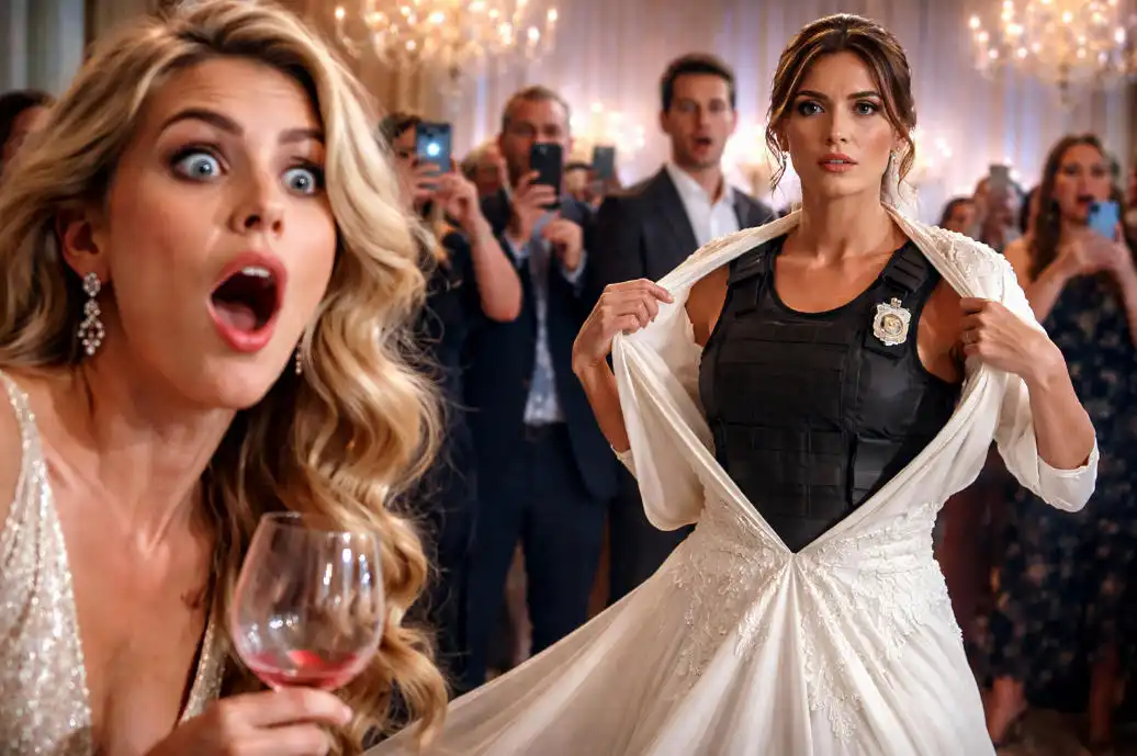 SIE schüttete Rotwein über die Braut – und die Hochzeit stand still. Die Band ließ sich davon nicht beirren.