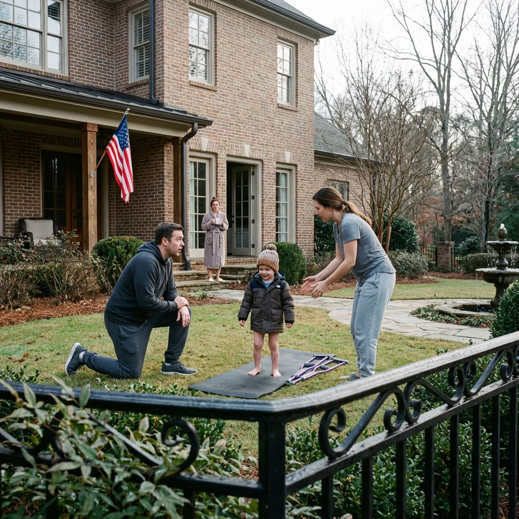 Der Millionärsvater kam früh nach Hause – und erstarrte, als er seinen behinderten Sohn mit der Haushälterin den Boden schrubben sah.