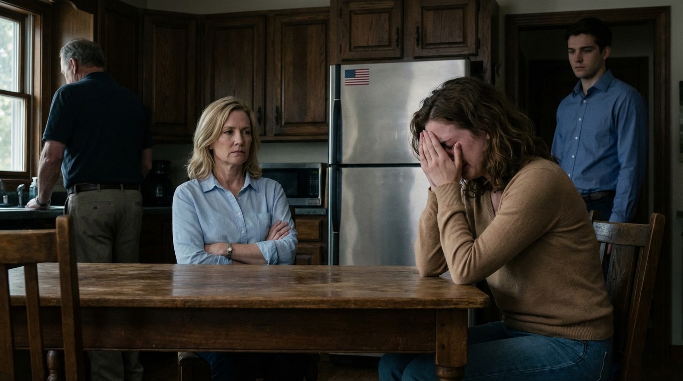 An dem Tag, als ich meiner Familie sagte, dass ich nicht schwanger werden konnte, ging mein Vater, meine Mutter meldete sich nicht mehr, und Scott hörte ihnen plötzlich mehr zu als mir. Jahre später bog ich um eine ruhige Straßenecke in einem Vorort und sah alle drei mein Baby anstarren, als ob es ihnen zustünde. Sie lächelten. Ich erinnerte mich.