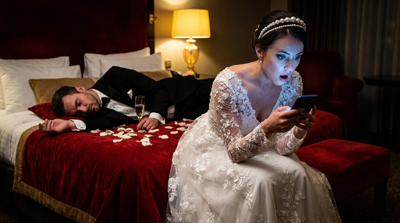 Um 2 Uhr morgens in unserer Hochzeitsnacht erhielt ich eine Nachricht von der Ex-Frau meines Mannes: „Ich bin schwanger…“ – Ich weckte meinen Mann nicht, sondern antwortete ruhig mit nur drei Worten…