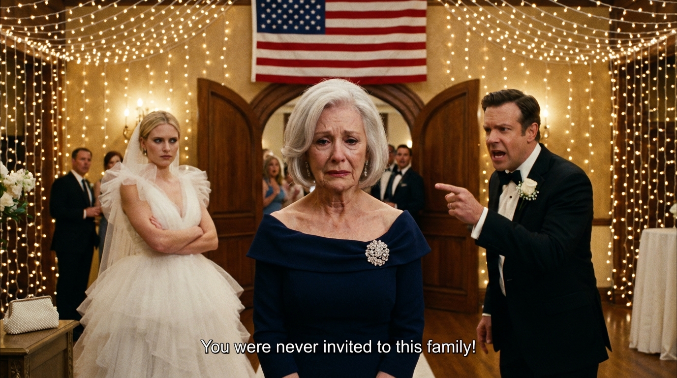 Auf seiner Hochzeit rief mein Sohn: „Raus hier – sie will dich nicht hier haben!“ Ich ging schweigend hinaus, Tränen liefen mir über die Wangen. Am nächsten Tag rief er an: „Mama, gib mir die Schlüssel zur Villa – wir verbringen unsere Flitterwochen dort.“ Ich gab ihm die Schlüssel lächelnd. Doch als sie im Schlafzimmer den Fernseher einschalteten, erschien ein „süßes“ Video seiner Braut … und in diesem Moment wusste ich, dass sich alles ändern würde