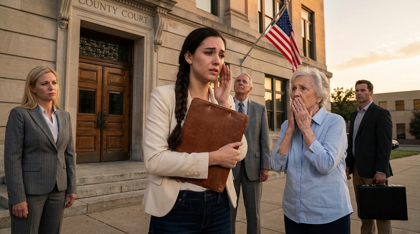 Mein Vater verkündete vor Gericht: „Endlich gehen dein Laden und dein Auto an deinen jüngeren Bruder.“ Meine Mutter lachte – sie klatschte sogar. Ich sagte kein Wort, bis der Richter aufblickte und sagte