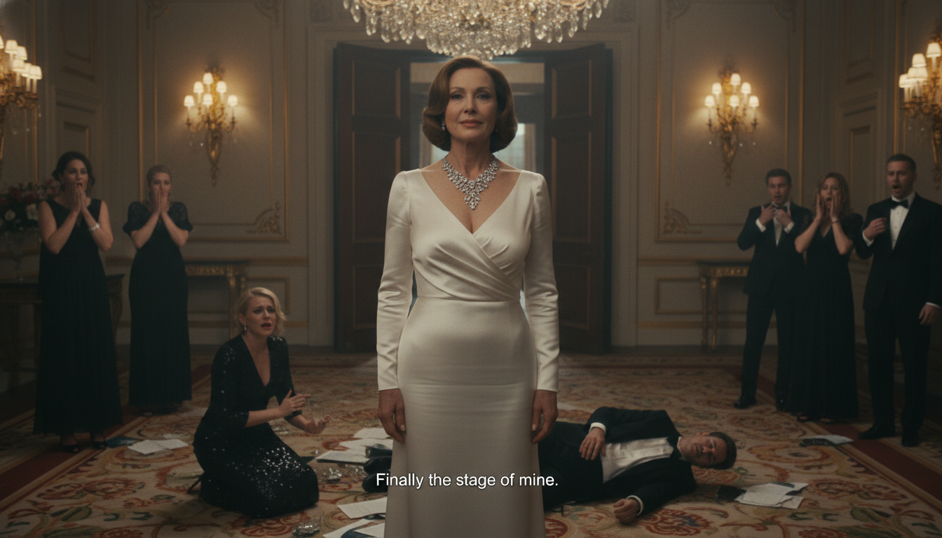 Ich habe meinem Mann nie erzählt, dass ich heimlich die Firma gekauft hatte, für die er arbeitet. Für ihn war ich nur seine „peinliche, ungebildete“ Ehefrau. Auf der jährlichen Gala stellte er mich dem CEO zunächst als sein Kindermädchen vor, um sein Gesicht zu wahren. Ich biss mir auf die Zunge. Doch eine Stunde später schüttete seine Schwester mir absichtlich Rotwein über mein weißes Kleid, zeigte auf den Boden und zischte: „Da Sie ja die Angestellte sind, wischen Sie das gefälligst weg.“ Das war’s. Ich ging auf die Bühne, nahm dem CEO das Mikrofon ab und verkündete: „Ich putze keine Böden, aber ich putze das Haus. David, Sarah – Sie sind beide mit sofortiger Wirkung gefeuert.