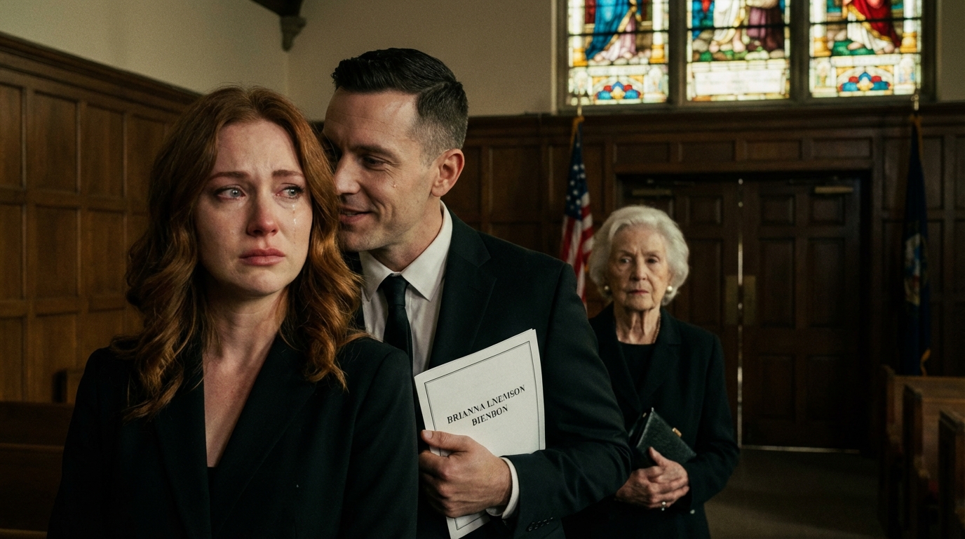 Auf der Beerdigung meines Vaters verkündete mein Bruder, er verkaufe das Elternhaus, um seine Schulden – 340.000 Dollar – zu begleichen. Meine Mutter nickte sogar und sagte: „Dein Vater hätte das verstanden. Deine Schwester findet schon eine andere Lösung.“ Da stand der Anwalt auf und räusperte sich. „Es gibt da ein Dokument aus dem Jahr 2009. Das Haus gehört nicht zum Nachlass – es gehört …