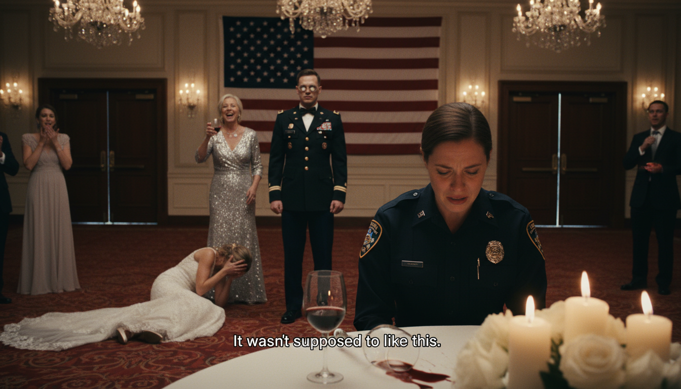 Ich hatte die pompöse Hochzeit meiner Schwester bezahlt, nur um mich dann vor 300 Gästen verhöhnt zu sehen. „Meine Schwester ist doch nur eine Pförtnerin – wer würde die schon wollen?“, spottete sie. Meine Mutter stimmte ihr zu und nannte mich sogar „die Schande der Familie“. Gelächter erfüllte den Saal – bis der Bräutigam, ein Major, aufstand. Er sah mich direkt an und sagte: „Eigentlich … ist sie …“ Meine Mutter erstarrte. Meine Schwester fiel in Ohnmacht