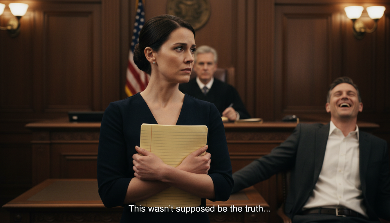 Mein Mann lachte, als er mich vor Gericht selbst vertreten sah. Aber sein Lächeln hielt nicht lange an