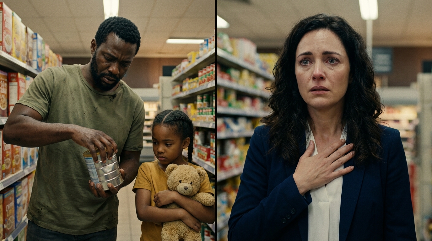 Milliardärin übergibt ihre Kreditkarte einem obdachlosen alleinerziehenden Vater – was er damit kaufte, erschütterte sie zutiefst