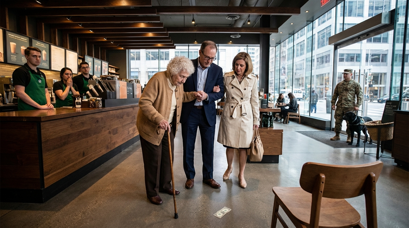 Sie stießen eine behinderte alte Frau wegen einer Luxus-Handtasche zu Boden — was danach geschah, zerstörte eine mächtige Familie für immer…