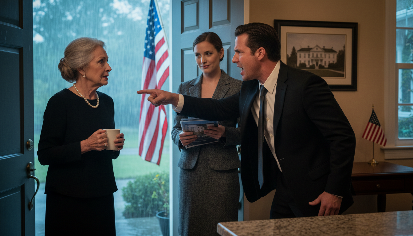 NACH DER BEERDIGUNG MEINES MANNES HAT MEIN SOHN ALLES GEERBT. 40 MILLIONEN DOLLAR UND DAS NACHLASS. ER VERZOG DAS GESICHT: ‘PACK DEINE SACHEN, ALTE DAME, DU ZIEHST IN EIN PFLEGEHEIM.’ EINE WOCHE SPÄTER RIEF IHN DER NACHLASSANWALT AN: ‘HABEN SIE ÜBERHAUPT KLAUSEL 7 GELESEN? ER WURDE WEISS.