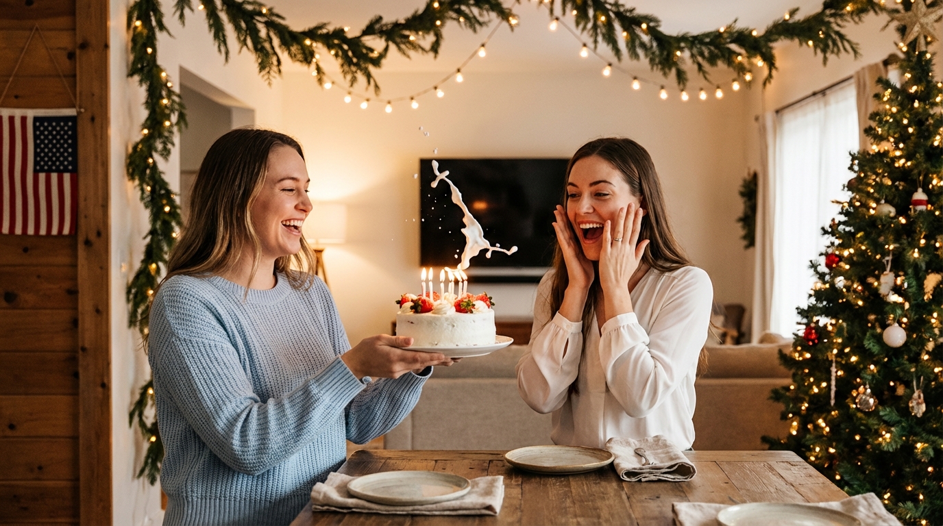 An meinem Geburtstag warf mir meine Schwester lachend die Torte ins Gesicht, als ich zurücktaumelte. Alle sagten: „Das war doch nur ein Scherz.“ Doch am nächsten Morgen in der Klinik starrte der Arzt auf meine Untersuchungsergebnisse und tätigte einen dringenden Anruf – denn was er sah, enthüllte eine Wahrheit, mit der niemand gerechnet hatte.