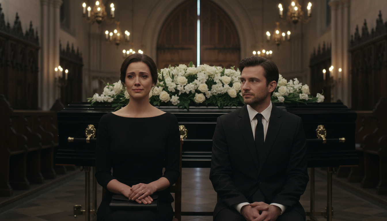 Während der Beerdigung meines Vaters hat mein Mann mir ins Ohr gezischt: ‘Ich habe das Schloss an deiner 30-Millionen-Dollar-Erbung ersetzt.’ Wenn du es nicht annimmst, lassen wir uns scheiden.’ Ich konnte nicht aufhören zu lachen, weil die Eigentumswohnung…