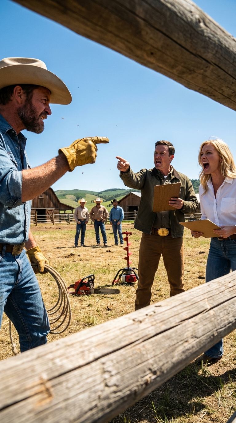 Karen hat meinen Ranchzaun für „Zufahrt“ durchgeschnitten, deshalb habe ich der Eigentümergemeinschaft die Nutzung meiner Wege verboten!